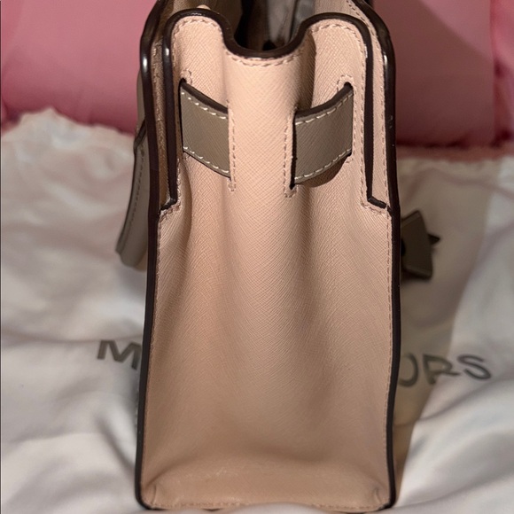 Michael Kors Pink and Brown Satchel - Picture 11 of 13